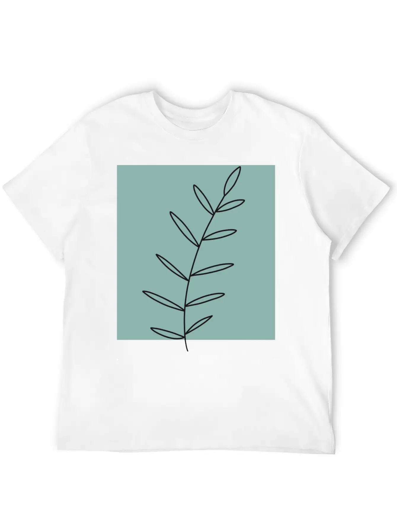 Aesthetic Leaf Soft Cotton Short Sleeve Tee – Unisex Wardrobe Staple