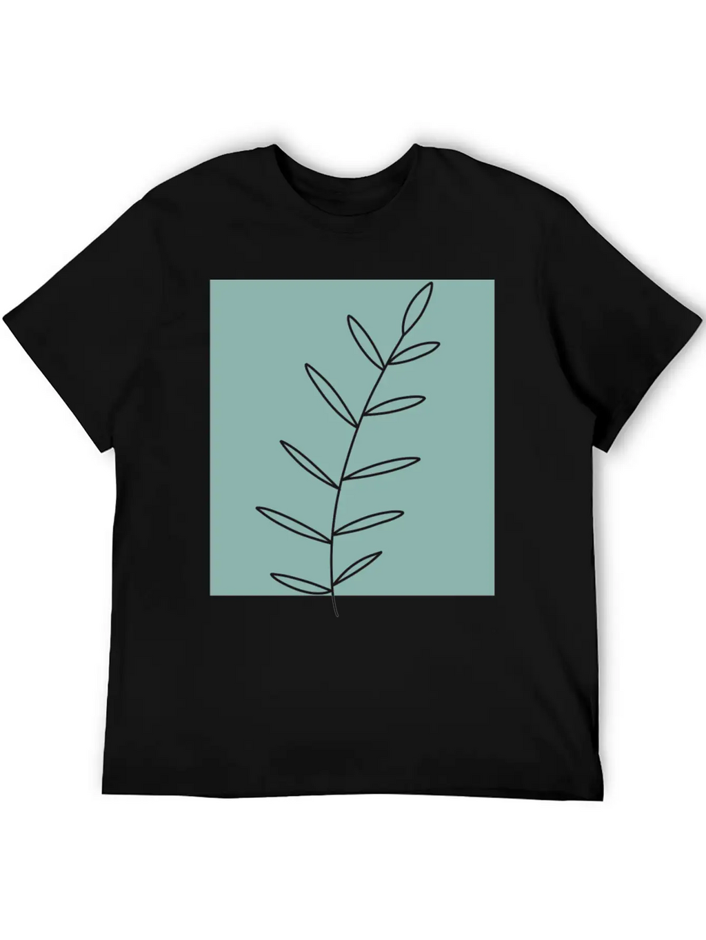 Aesthetic Leaf Soft Cotton Short Sleeve Tee – Unisex Wardrobe Staple