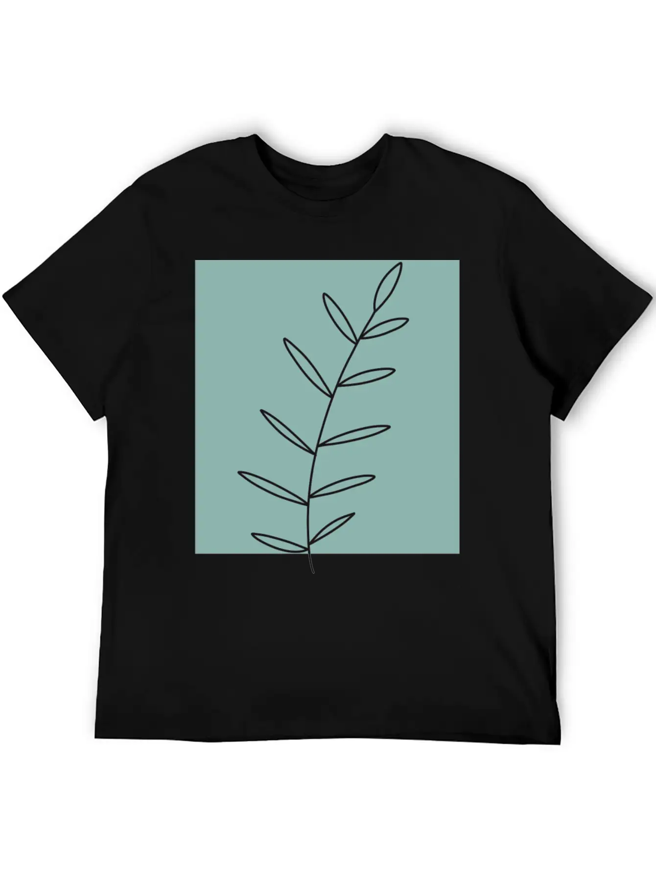 Aesthetic Leaf Soft Cotton Short Sleeve Tee – Unisex Wardrobe Staple