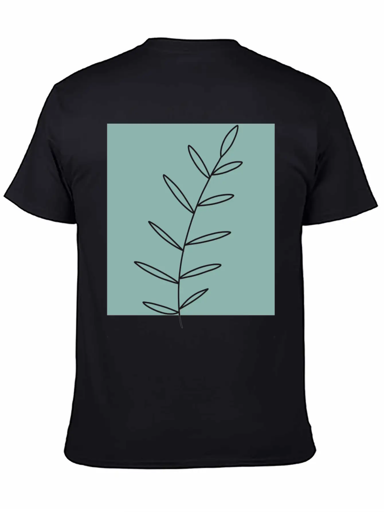 Aesthetic Leaf Soft Cotton Short Sleeve Tee – Unisex Wardrobe Staple