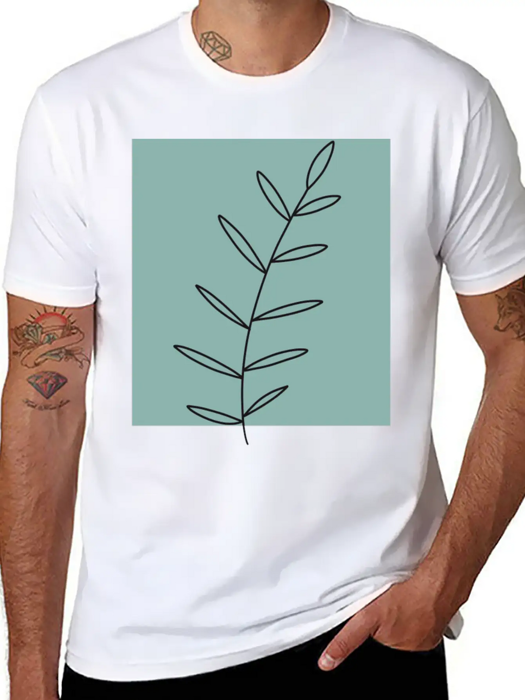 Aesthetic Leaf Soft Cotton Short Sleeve Tee – Unisex Wardrobe Staple