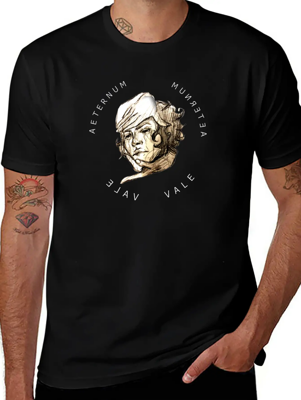 Aeternum Vale Essential Unisex Summer Tee – Soft Cotton Casual Fit