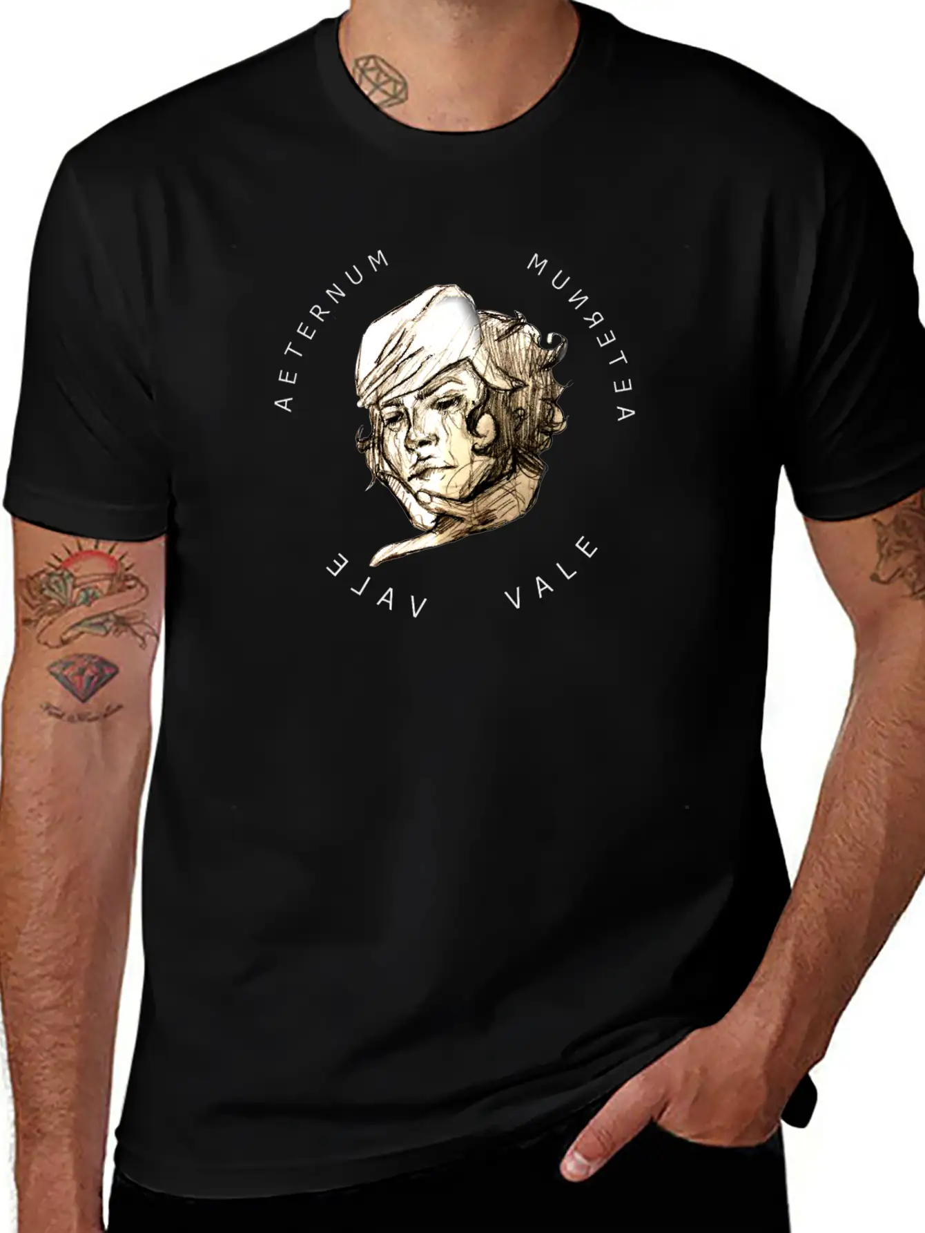 Aeternum Vale Essential Unisex Summer Tee – Soft Cotton Casual Fit