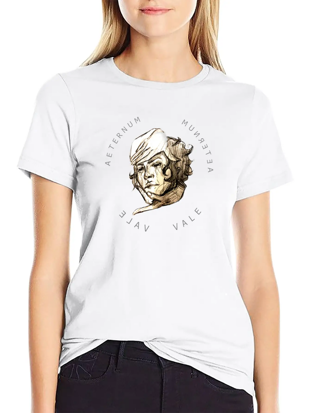 Aeternum Vale Essential Unisex Summer Tee – Soft Cotton Casual Fit