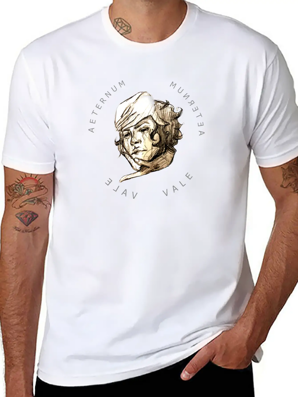 Aeternum Vale Essential Unisex Summer Tee – Soft Cotton Casual Fit