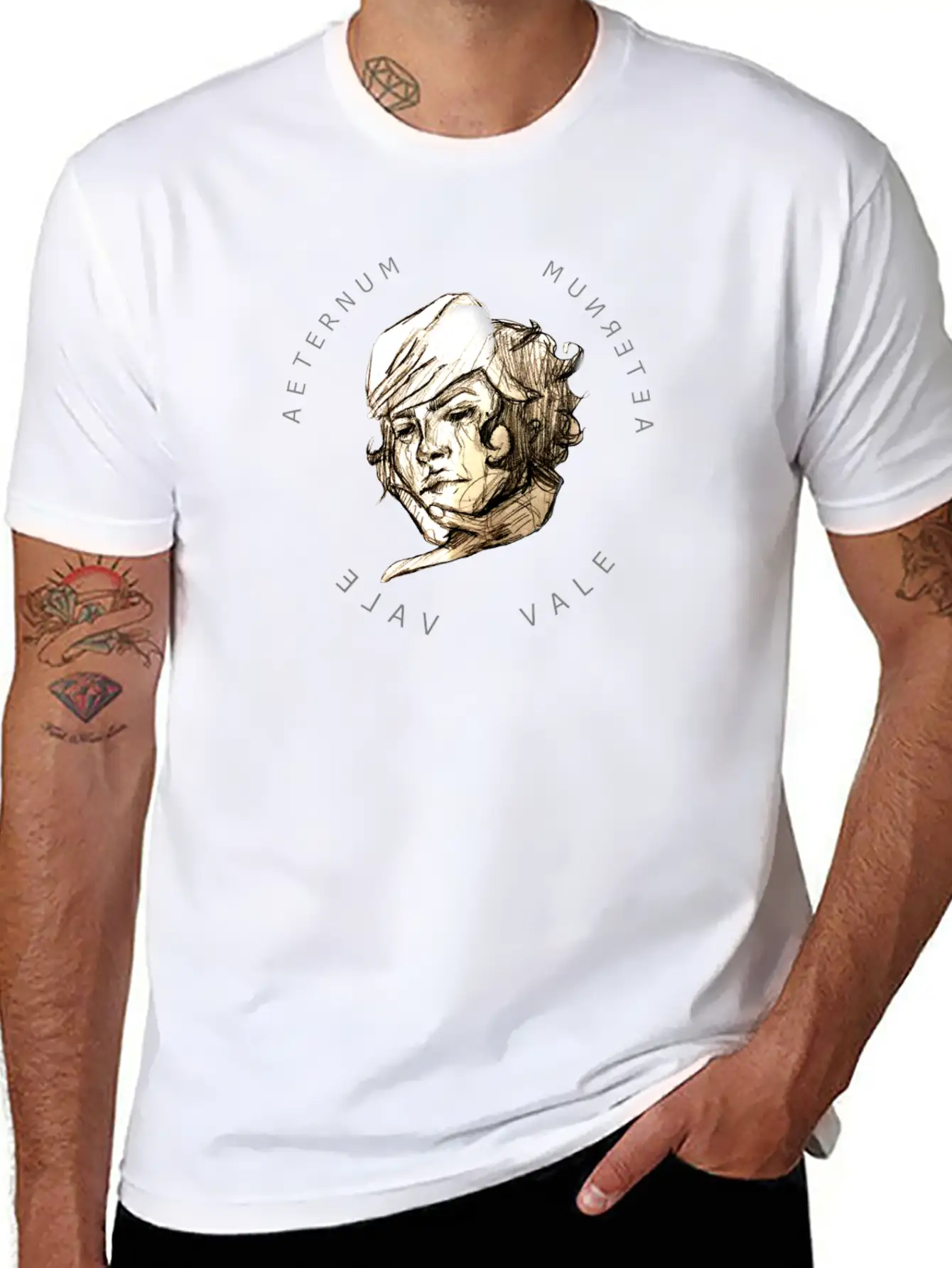 Aeternum Vale Essential Unisex Summer Tee – Soft Cotton Casual Fit