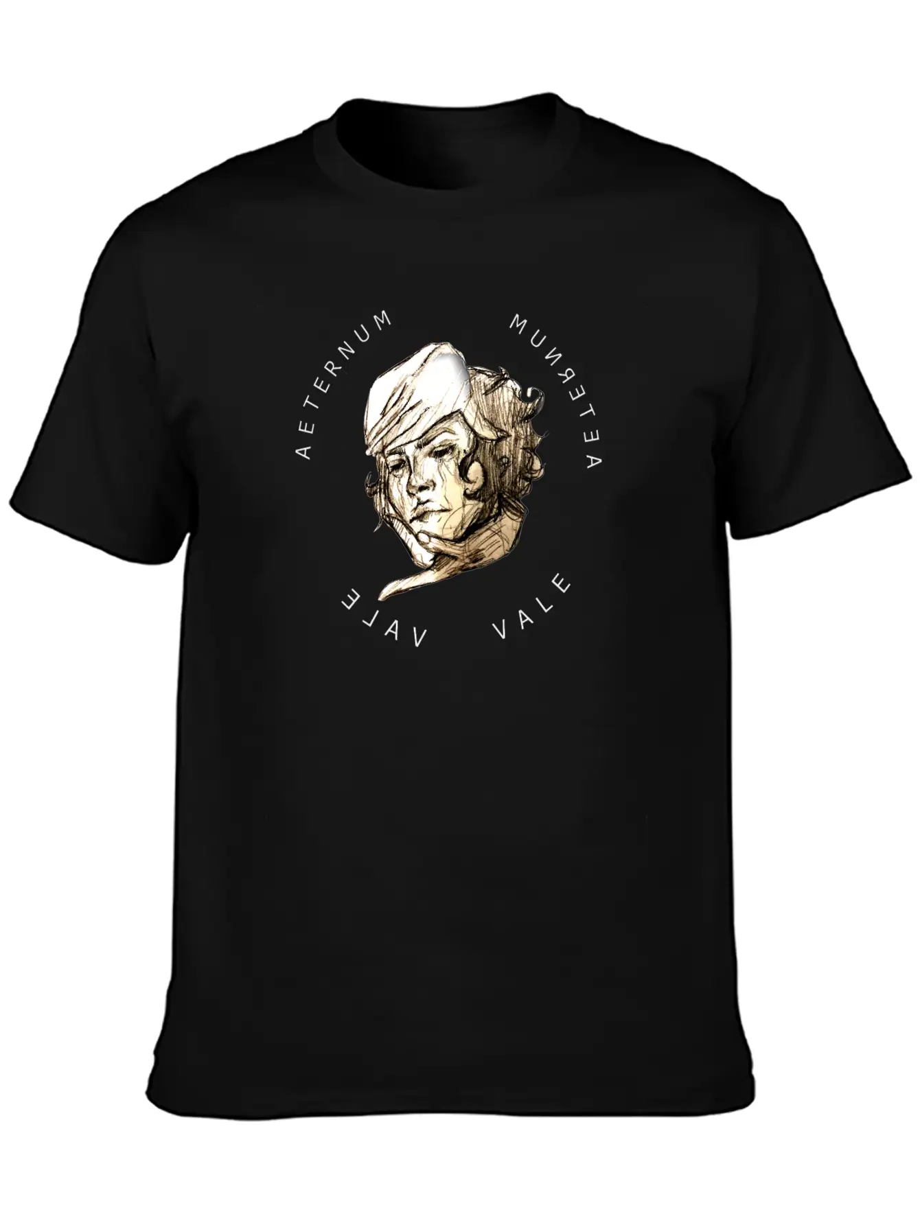 Aeternum Vale Essential Unisex Summer Tee – Soft Cotton Casual Fit