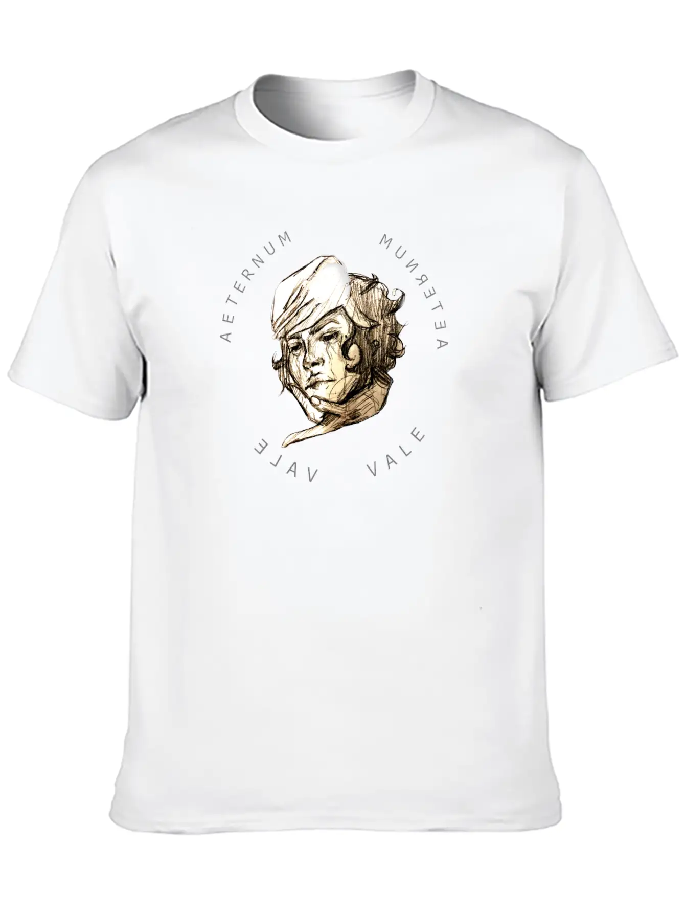 Aeternum Vale Essential Unisex Summer Tee – Soft Cotton Casual Fit