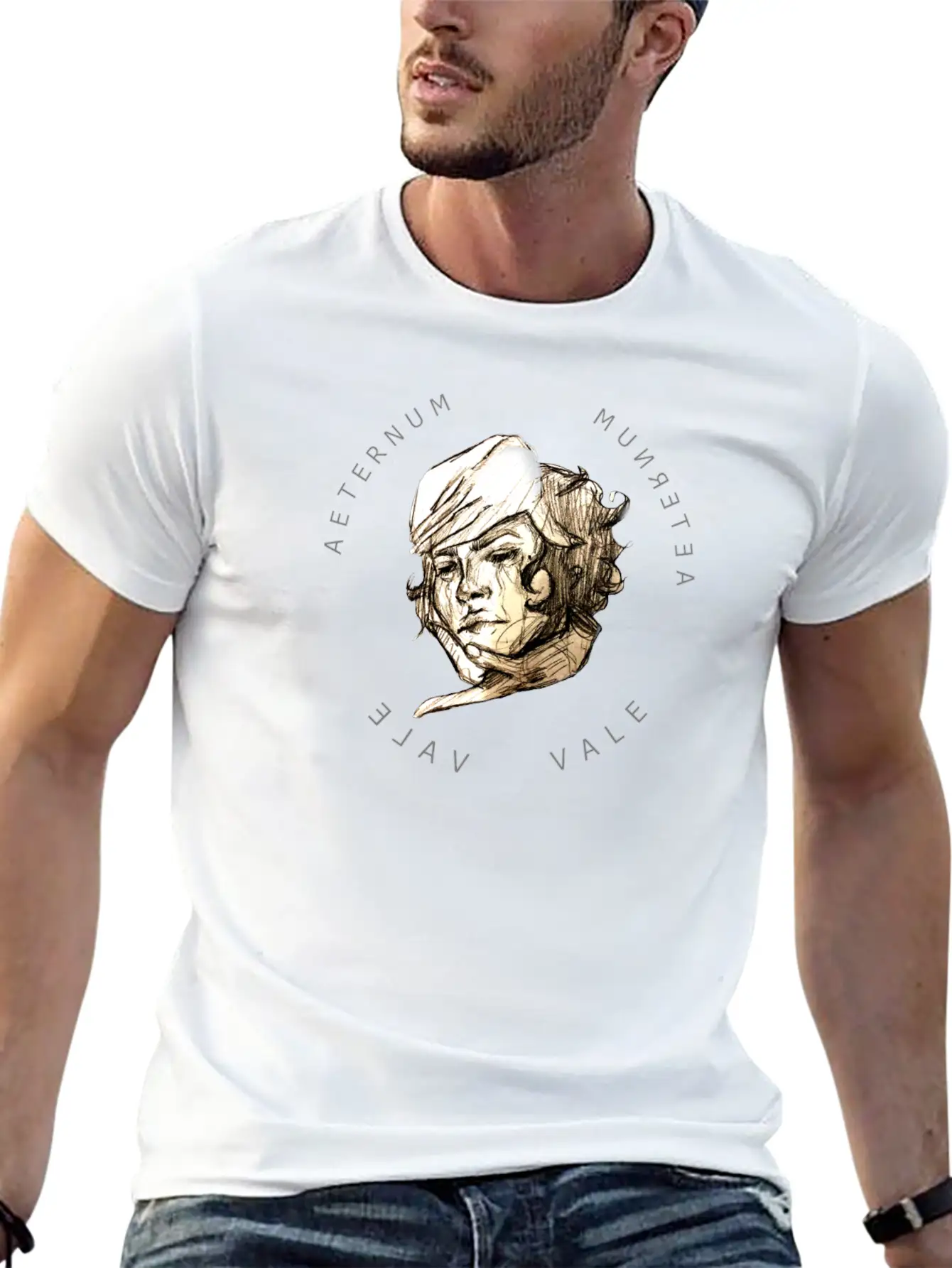 Aeternum Vale Essential Unisex Summer Tee – Soft Cotton Casual Fit