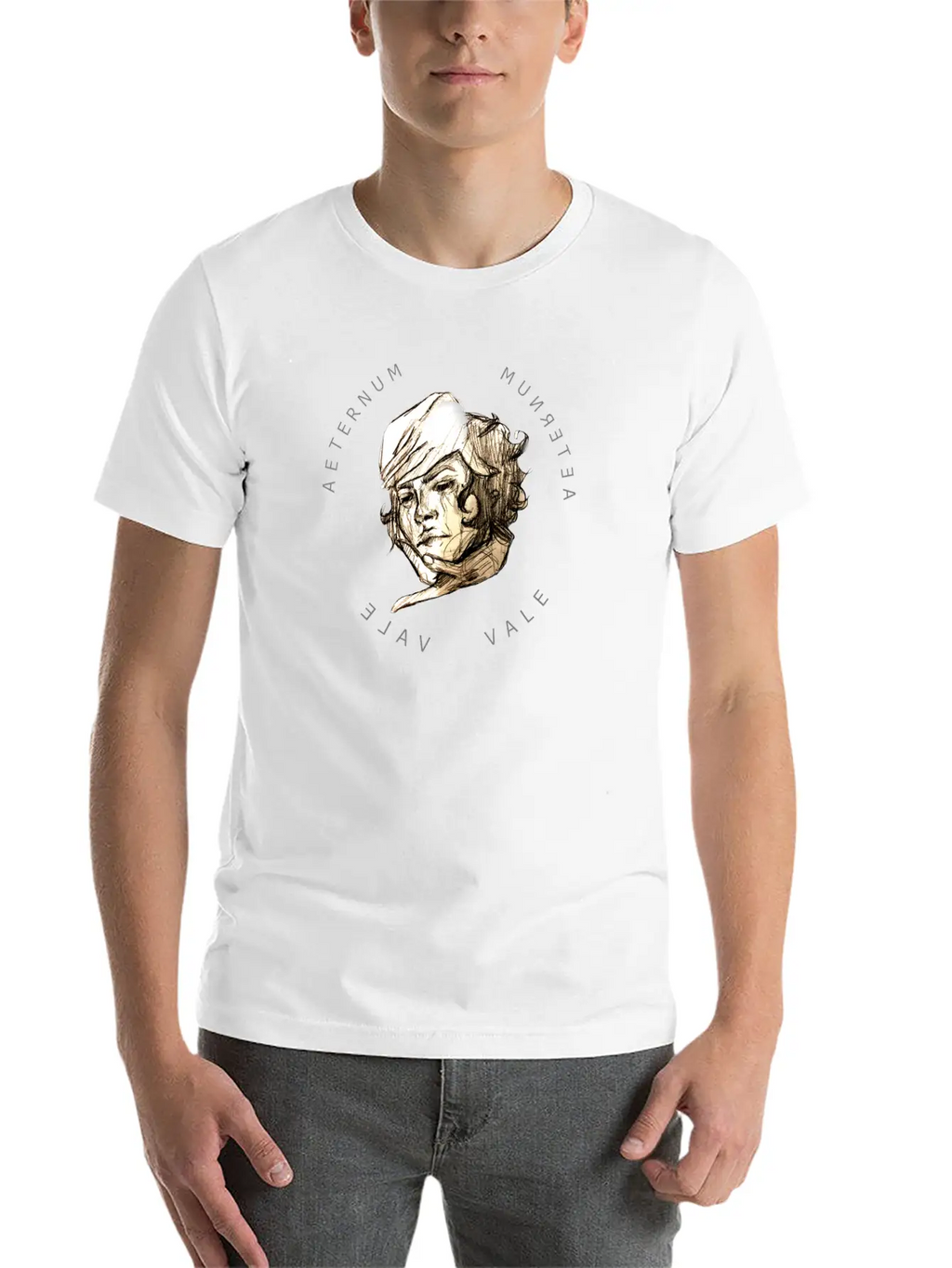 Aeternum Vale Essential Unisex Summer Tee – Soft Cotton Casual Fit