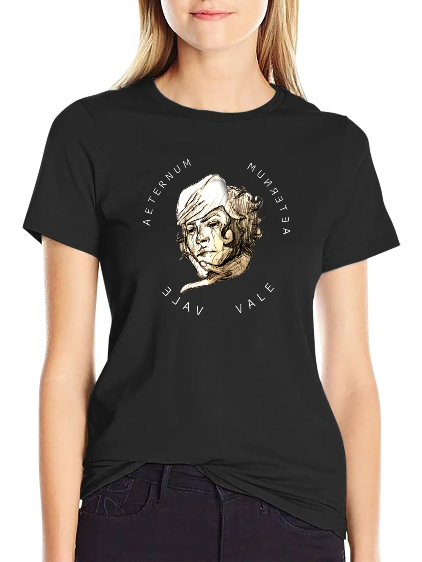 Aeternum Vale Essential Unisex Summer Tee – Soft Cotton Casual Fit