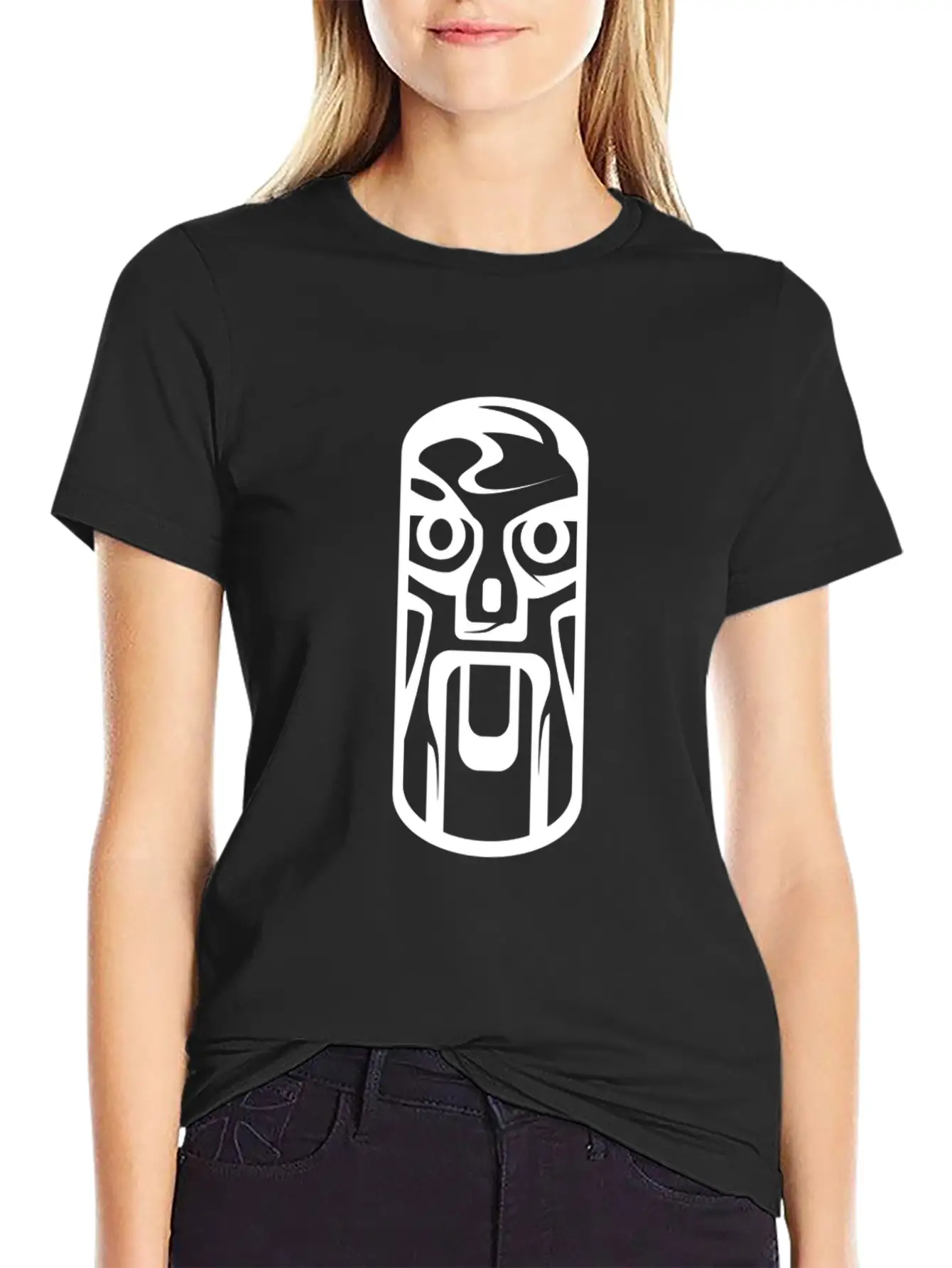 Africa Totem Tribal Art Tribe Floral Paleo Cave Essential Unisex Summer Tee – Soft Cotton Casual Fit