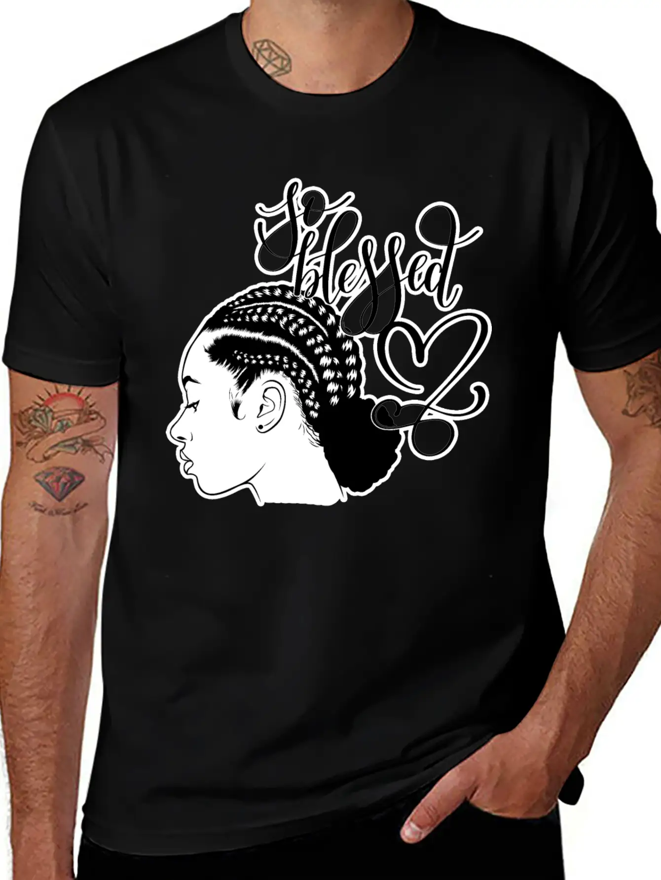 Afro Woman Black Hair Style Natural Confident Breathable Graphic T-Shirt – Perfect For Casual Days