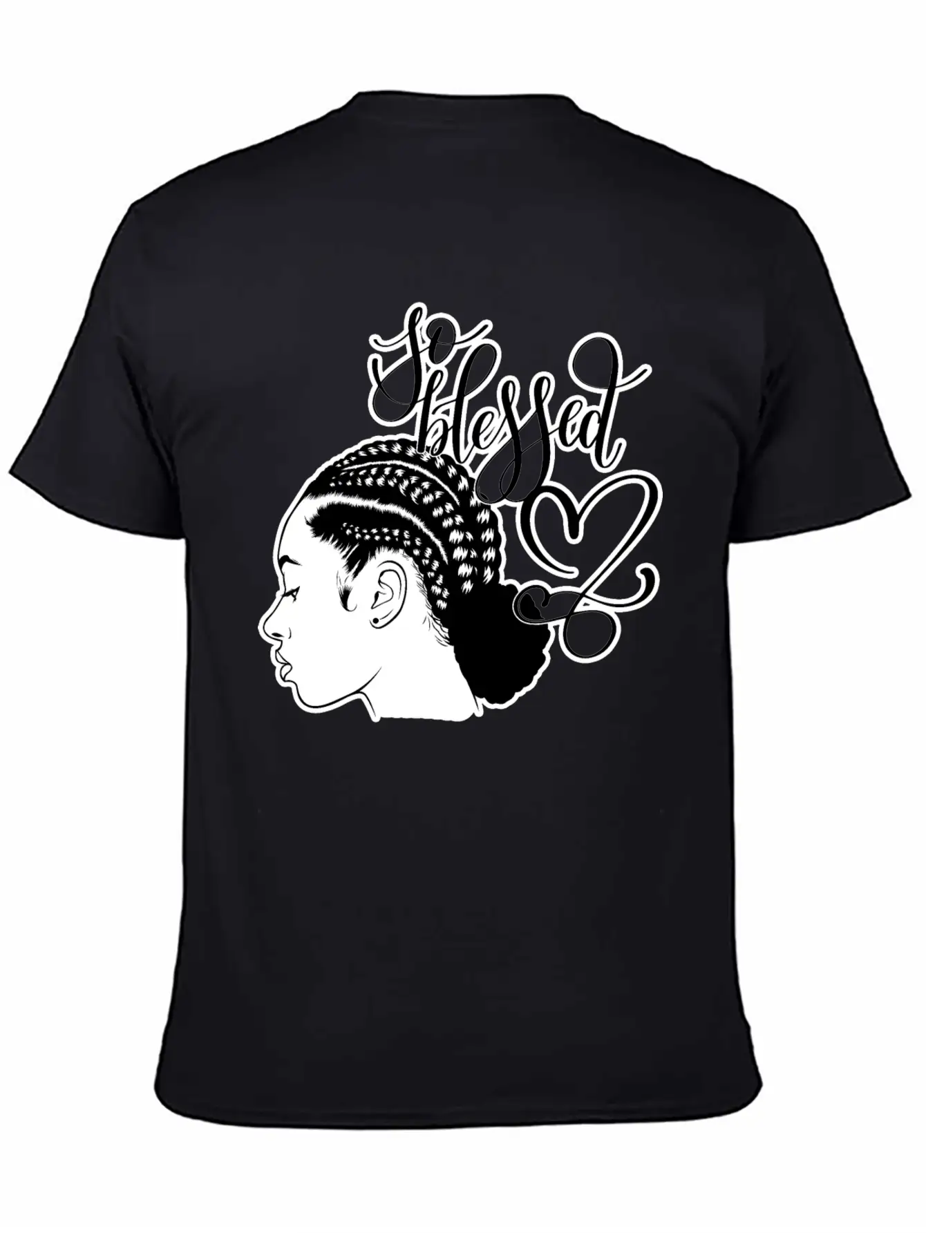 Afro Woman Black Hair Style Natural Confident Breathable Graphic T-Shirt – Perfect For Casual Days
