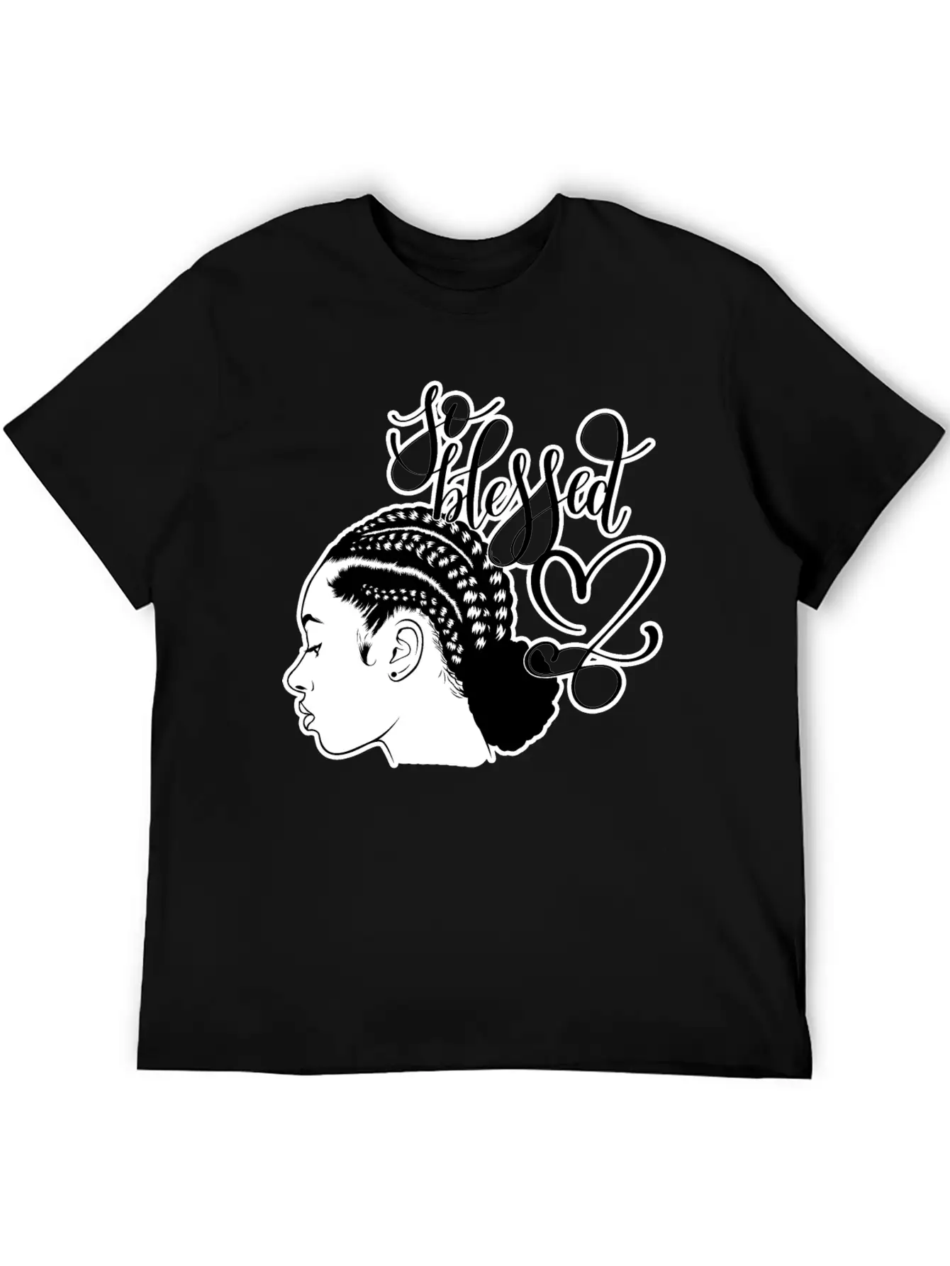 Afro Woman Black Hair Style Natural Confident Breathable Graphic T-Shirt – Perfect For Casual Days