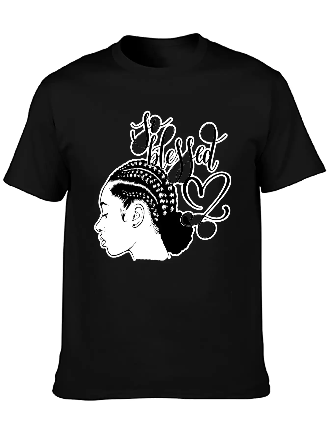 Afro Woman Black Hair Style Natural Confident Breathable Graphic T-Shirt – Perfect For Casual Days