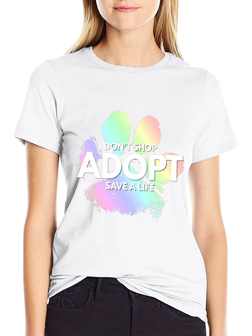 Adopt Dont Shop Graphic Tee