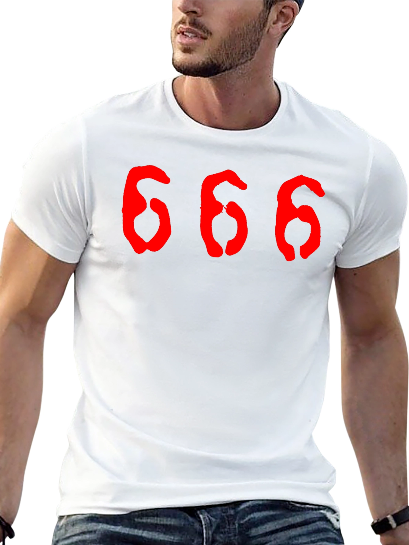666 Graphic Tee - Soft Cotton T-Shirt
