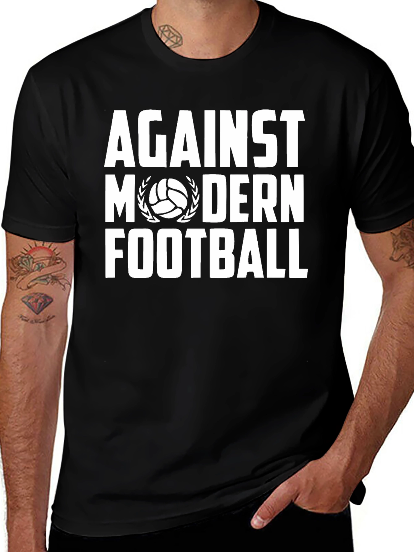Against Modern Football Graphic Tee