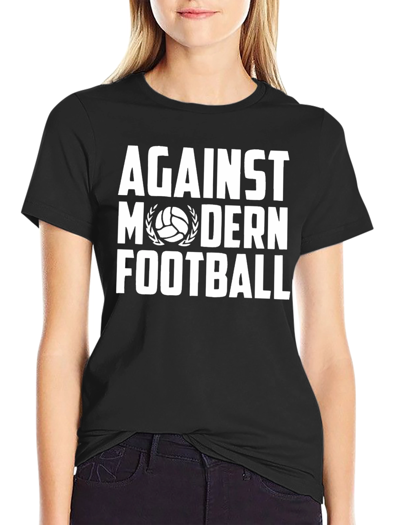 Against Modern Football Graphic Tee