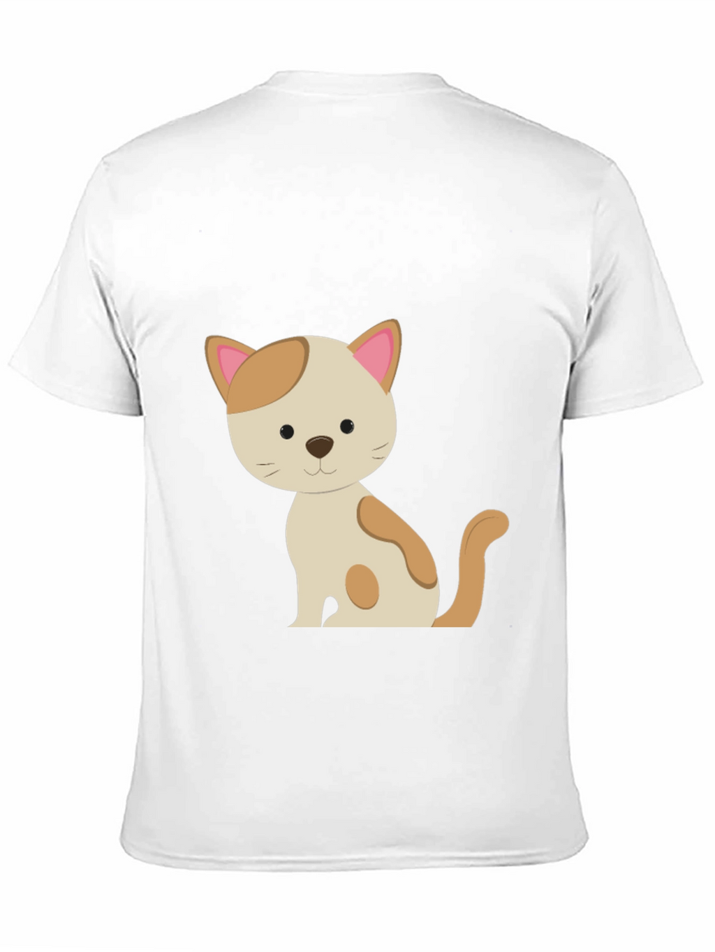 Cute Cat Graphic Tee - Unisex Black T-Shirt