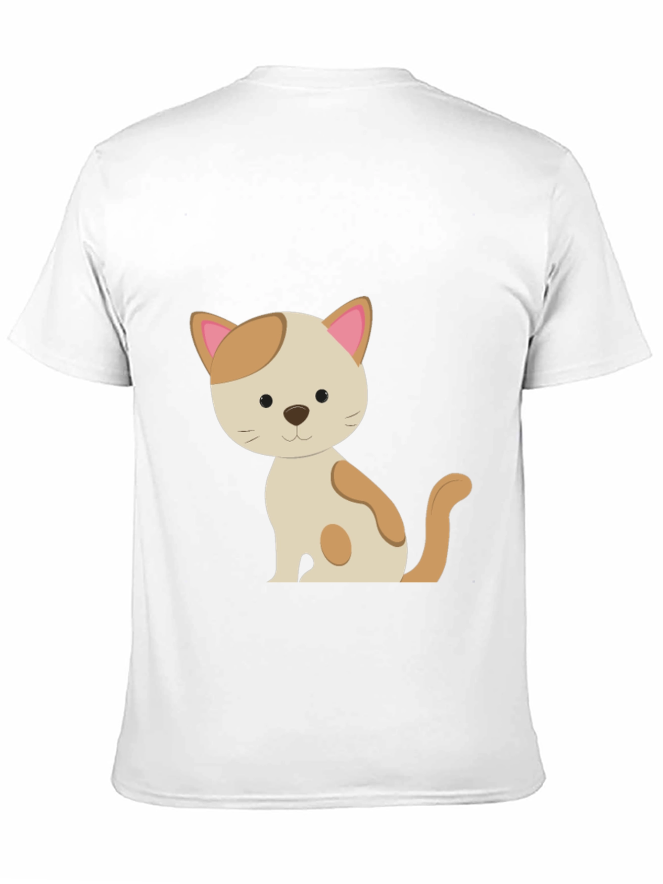 Cute Cat Graphic Tee - Unisex Black T-Shirt
