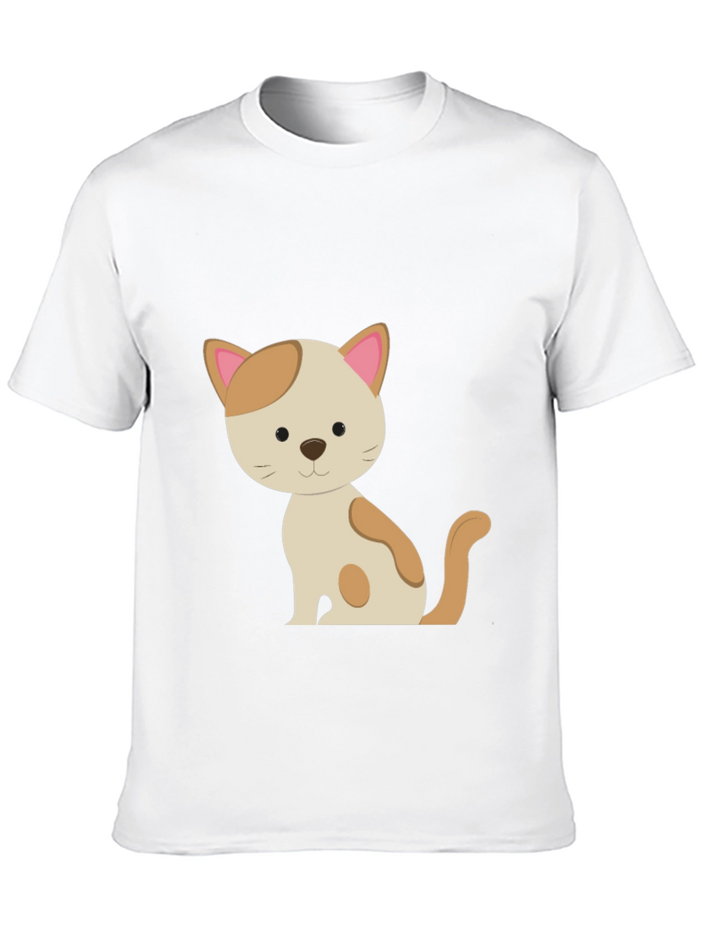 Cute Cat Graphic Tee - Unisex Black T-Shirt