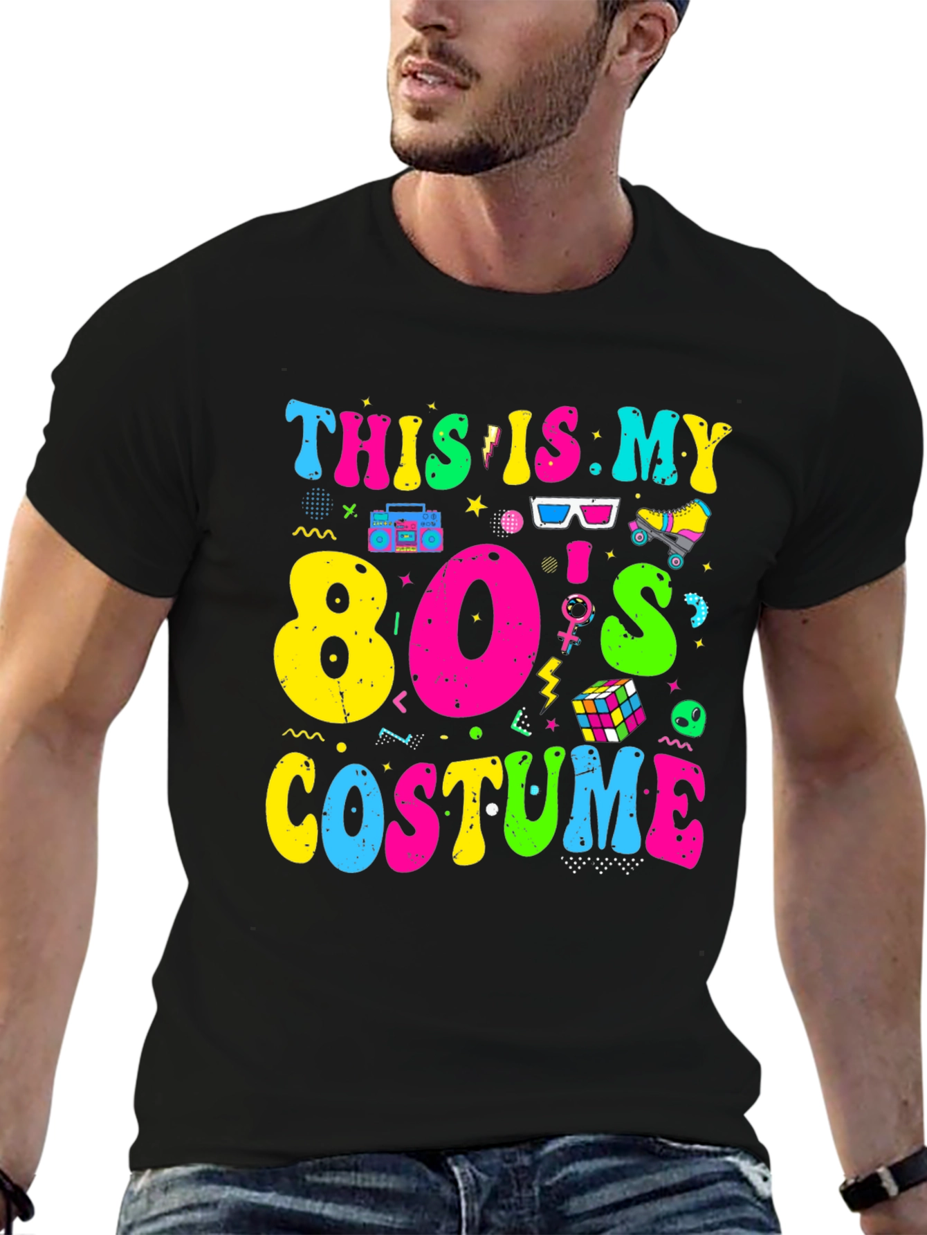 80s Costume T-Shirt - Retro Party Tee
