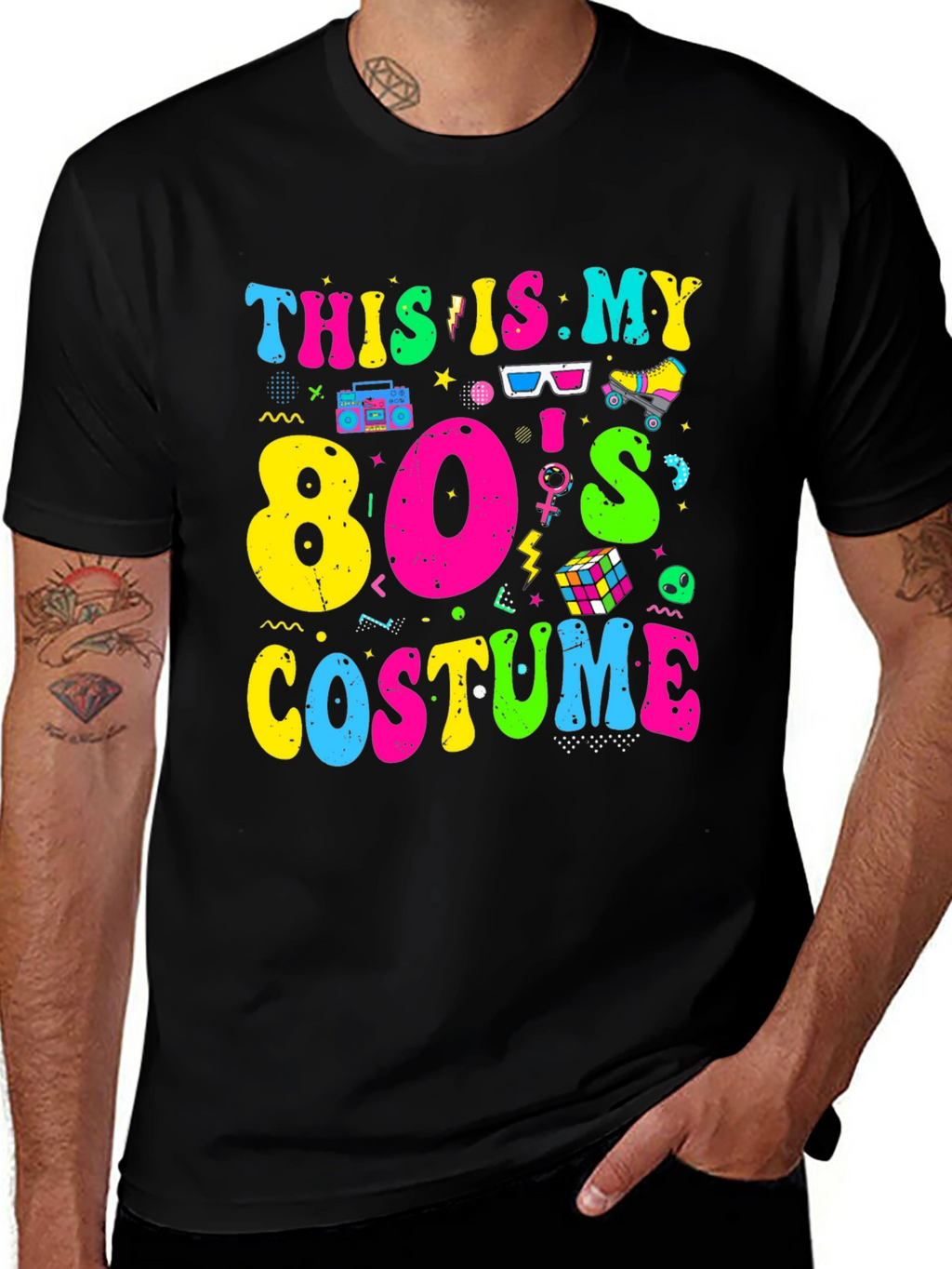80s Costume T-Shirt - Retro Party Tee