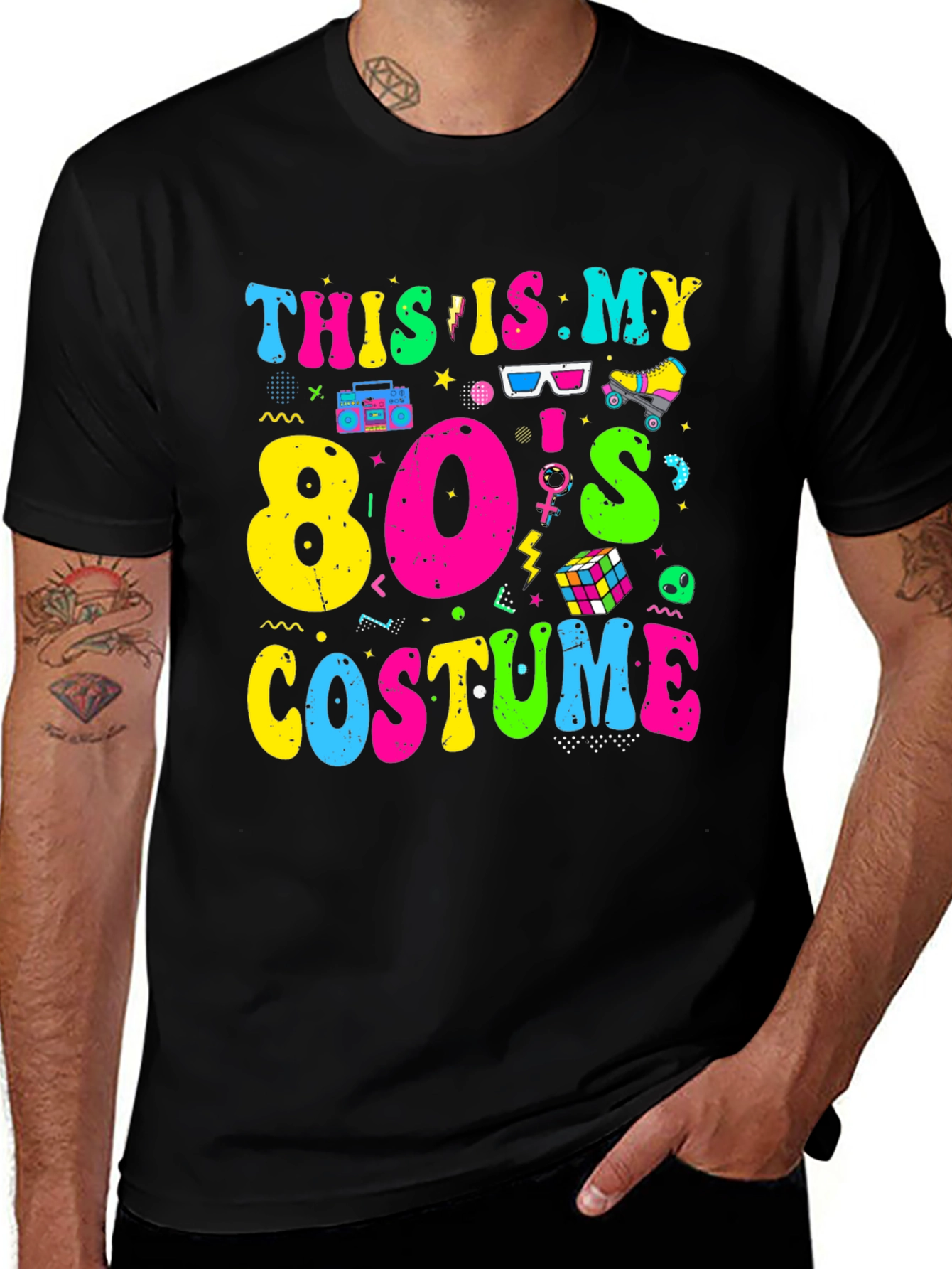 80s Costume T-Shirt - Retro Party Tee