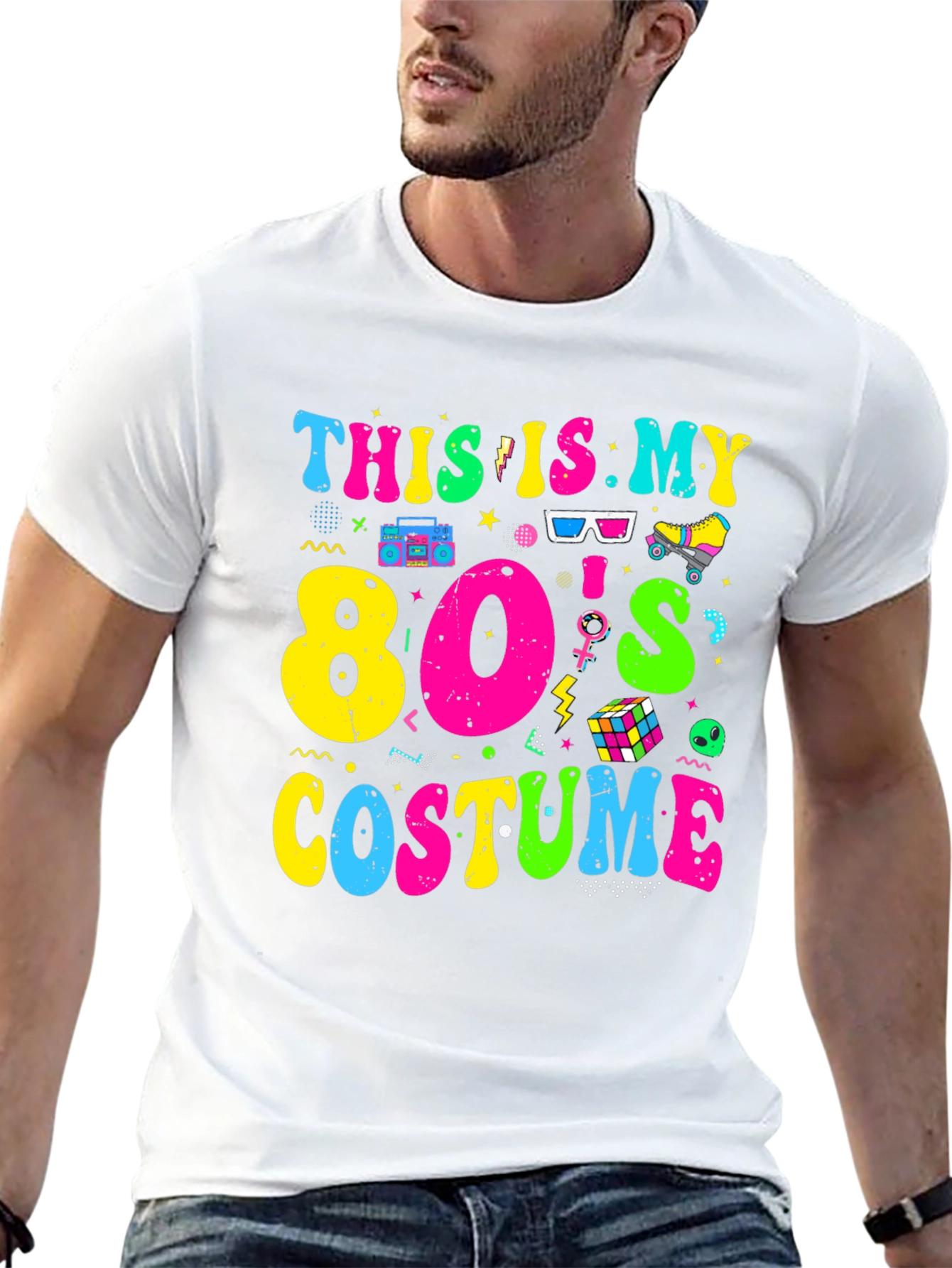 80s Costume T-Shirt - Retro Party Tee