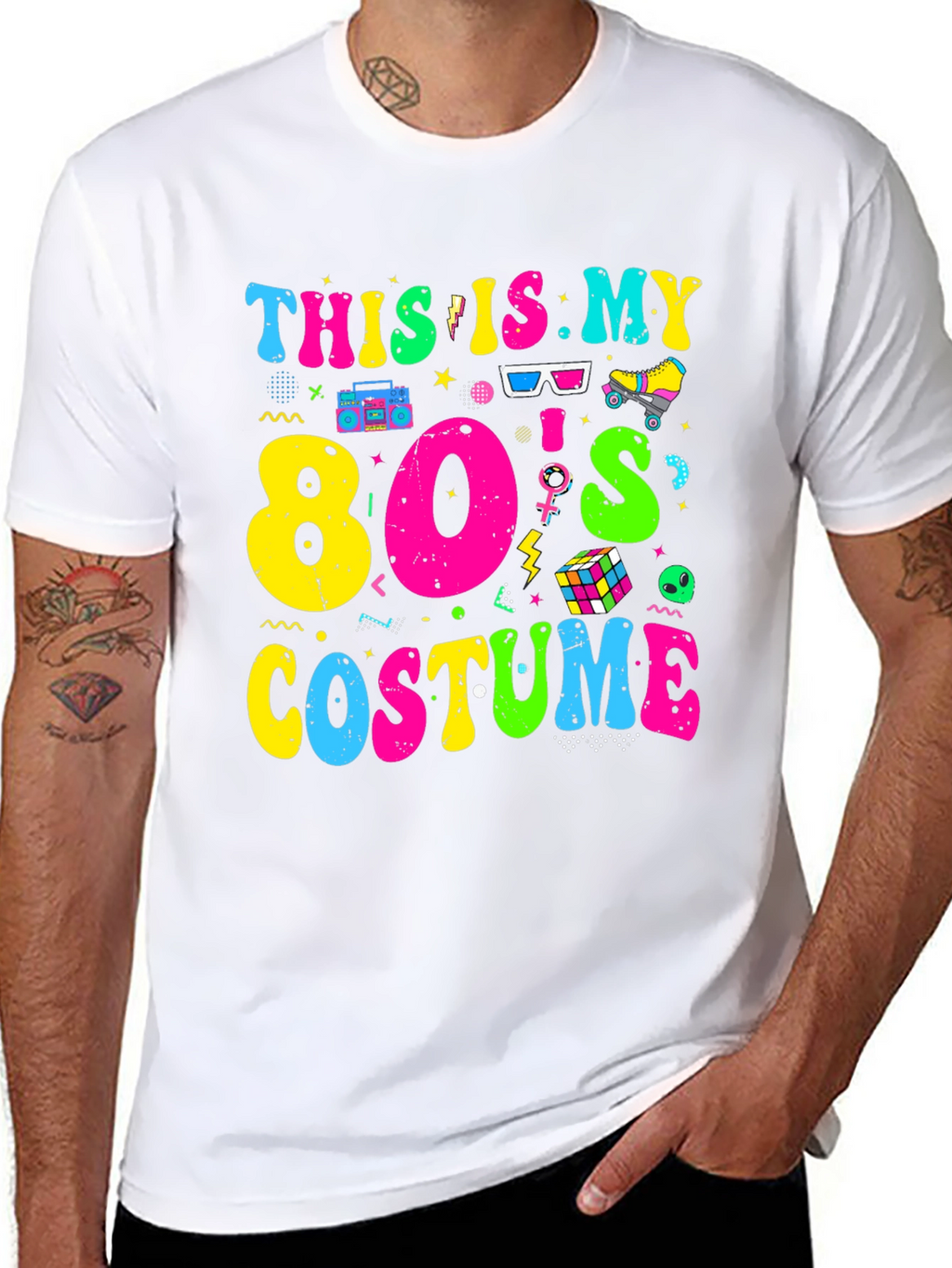 80s Costume T-Shirt - Retro Party Tee