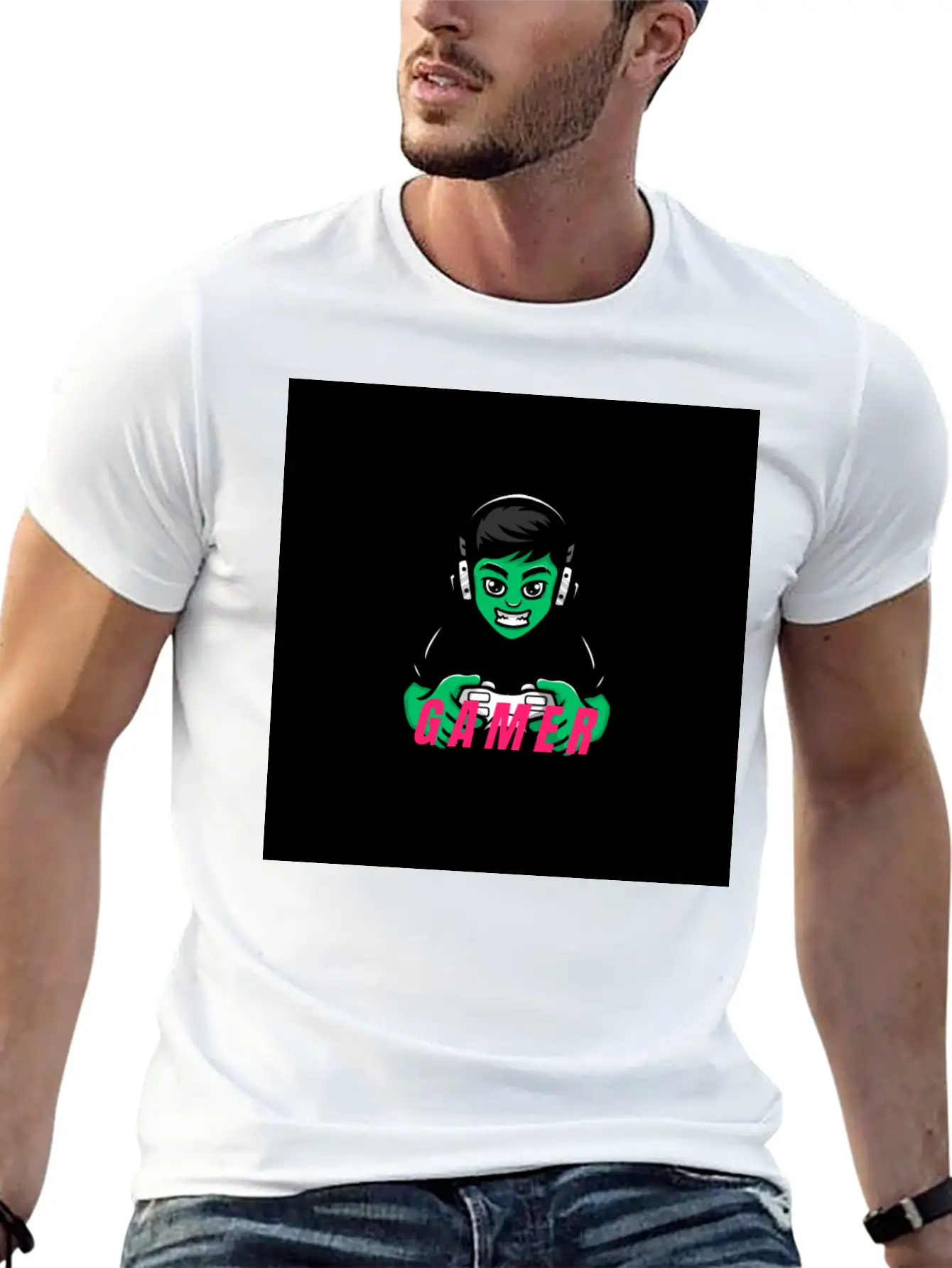 "Eat. Sleep. Game. Repeat. Ultimate Gamer T-shirt" Breathable Graphic T-Shirt – Perfect For Casual Days