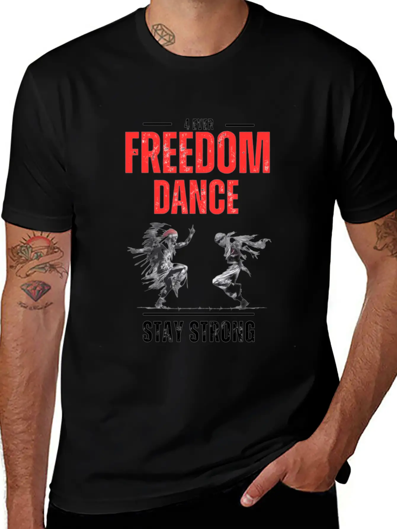 " EMBRASE THE PRODUCT, ENJOY THE DANCE OF FREEDOM" Unisex Casual T-Shirt – Clean Design For Daily Comfort