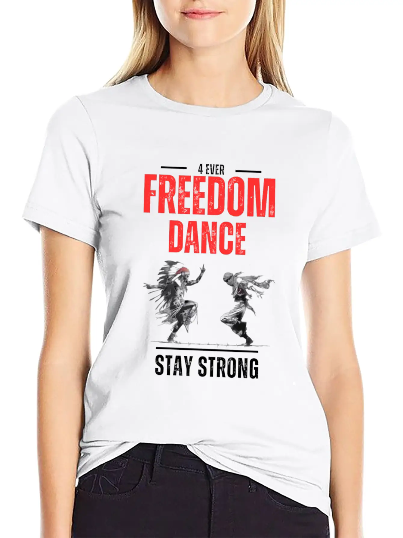 " EMBRASE THE PRODUCT, ENJOY THE DANCE OF FREEDOM" Unisex Casual T-Shirt – Clean Design For Daily Comfort