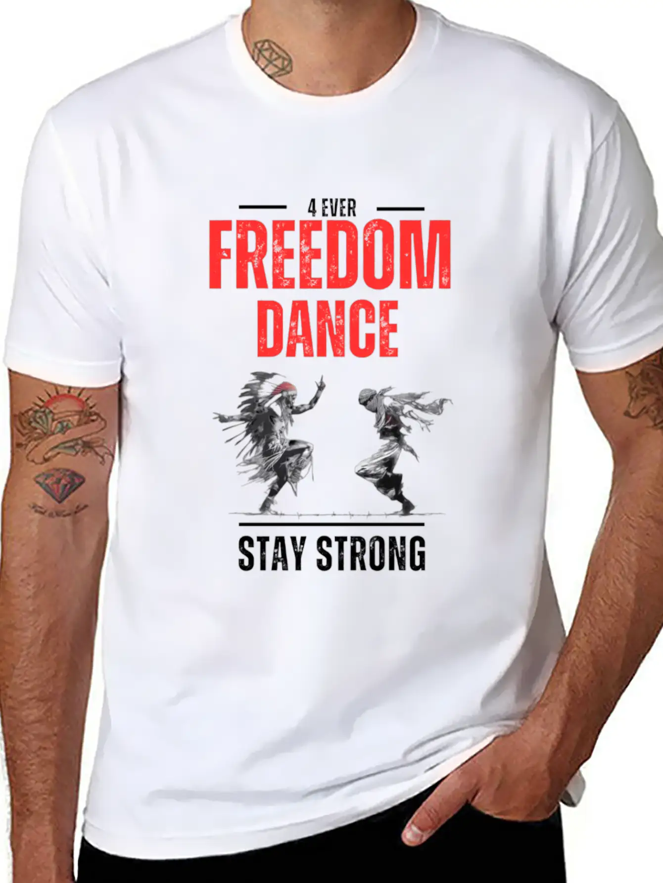 " EMBRASE THE PRODUCT, ENJOY THE DANCE OF FREEDOM" Unisex Casual T-Shirt – Clean Design For Daily Comfort