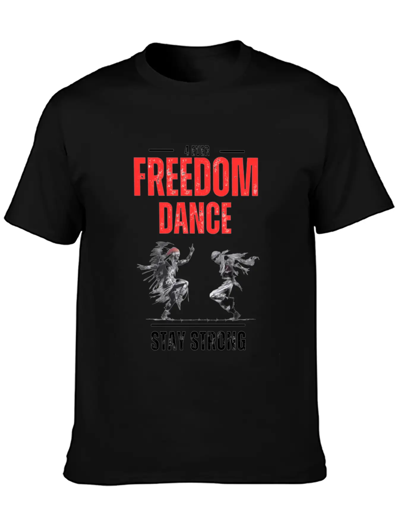 " EMBRASE THE PRODUCT, ENJOY THE DANCE OF FREEDOM" Unisex Casual T-Shirt – Clean Design For Daily Comfort