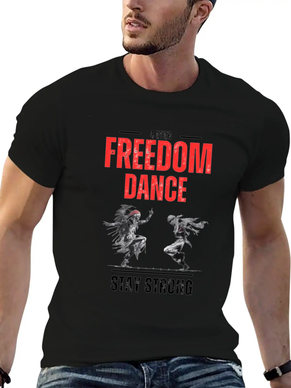 " EMBRASE THE PRODUCT, ENJOY THE DANCE OF FREEDOM" Unisex Casual T-Shirt – Clean Design For Daily Comfort