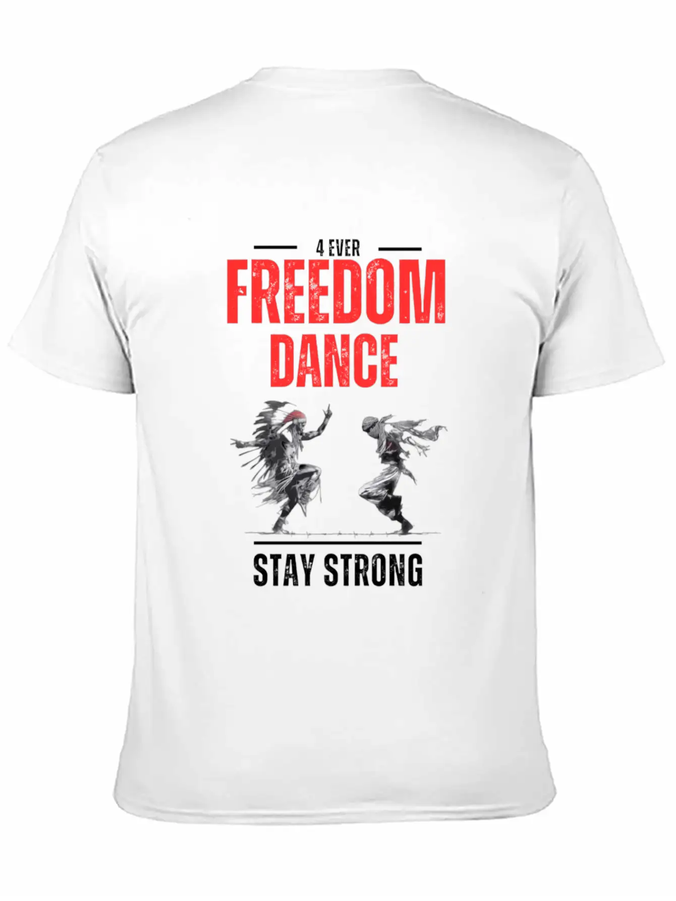 " EMBRASE THE PRODUCT, ENJOY THE DANCE OF FREEDOM" Unisex Casual T-Shirt – Clean Design For Daily Comfort