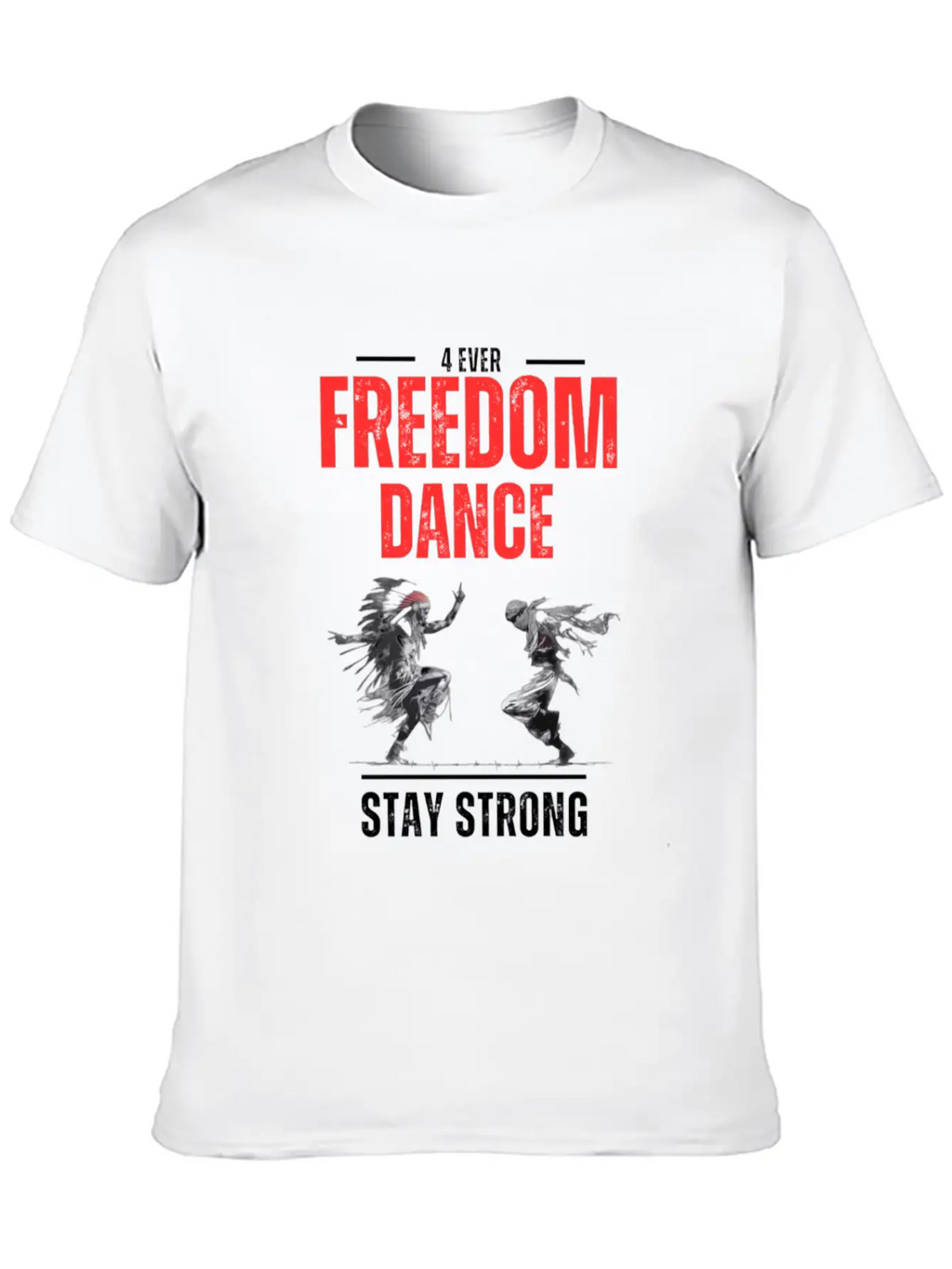 " EMBRASE THE PRODUCT, ENJOY THE DANCE OF FREEDOM" Unisex Casual T-Shirt – Clean Design For Daily Comfort