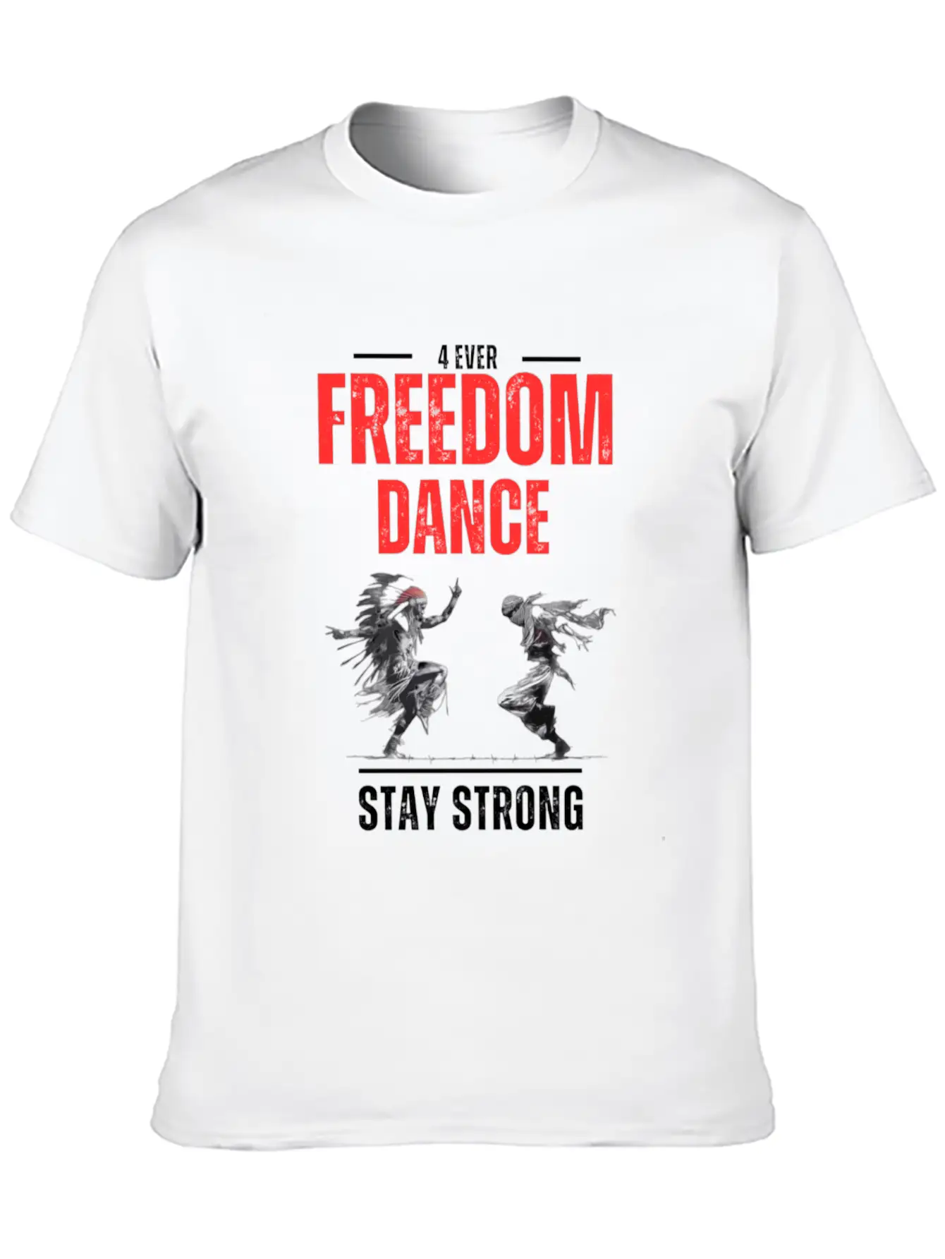 " EMBRASE THE PRODUCT, ENJOY THE DANCE OF FREEDOM" Unisex Casual T-Shirt – Clean Design For Daily Comfort
