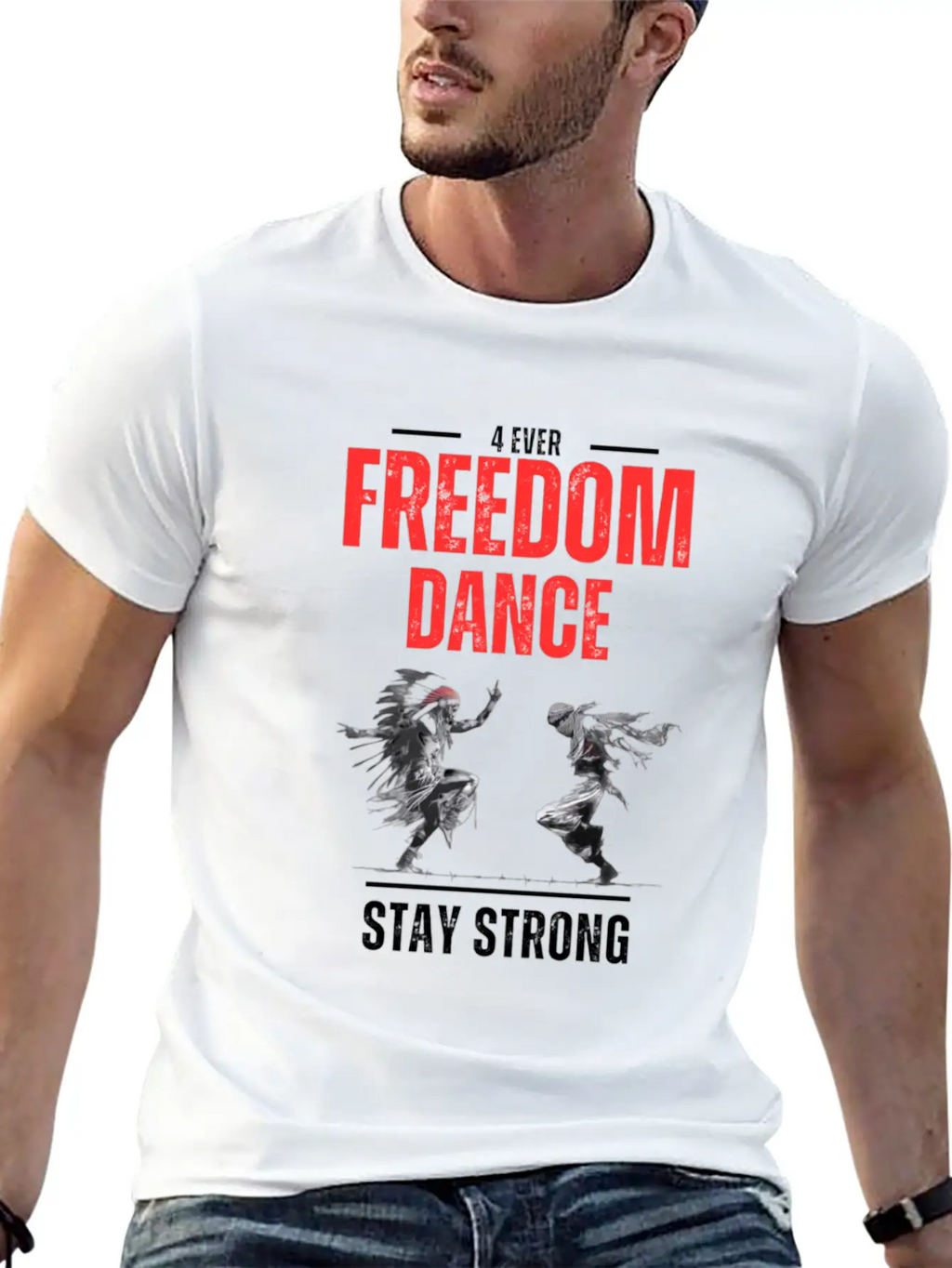 " EMBRASE THE PRODUCT, ENJOY THE DANCE OF FREEDOM" Unisex Casual T-Shirt – Clean Design For Daily Comfort