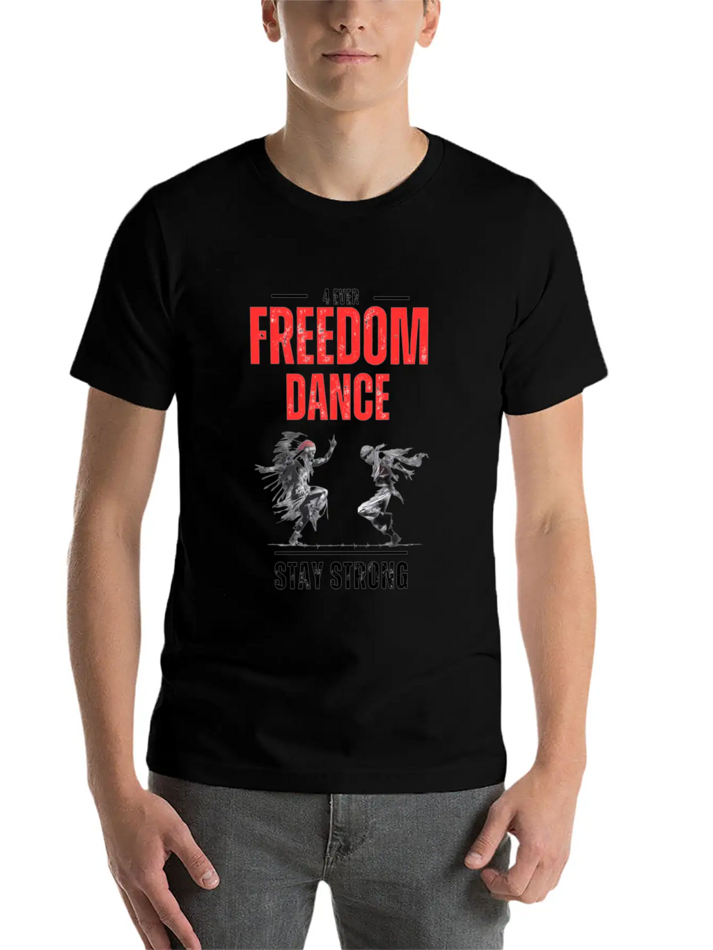 " EMBRASE THE PRODUCT, ENJOY THE DANCE OF FREEDOM" Unisex Casual T-Shirt – Clean Design For Daily Comfort