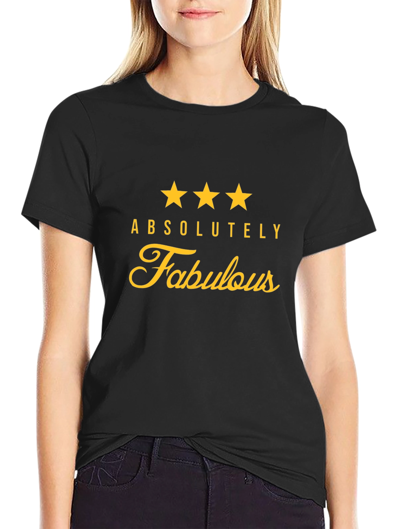 Absolutely Fabulous Graphic Tee - Unisex Black T-Shirt