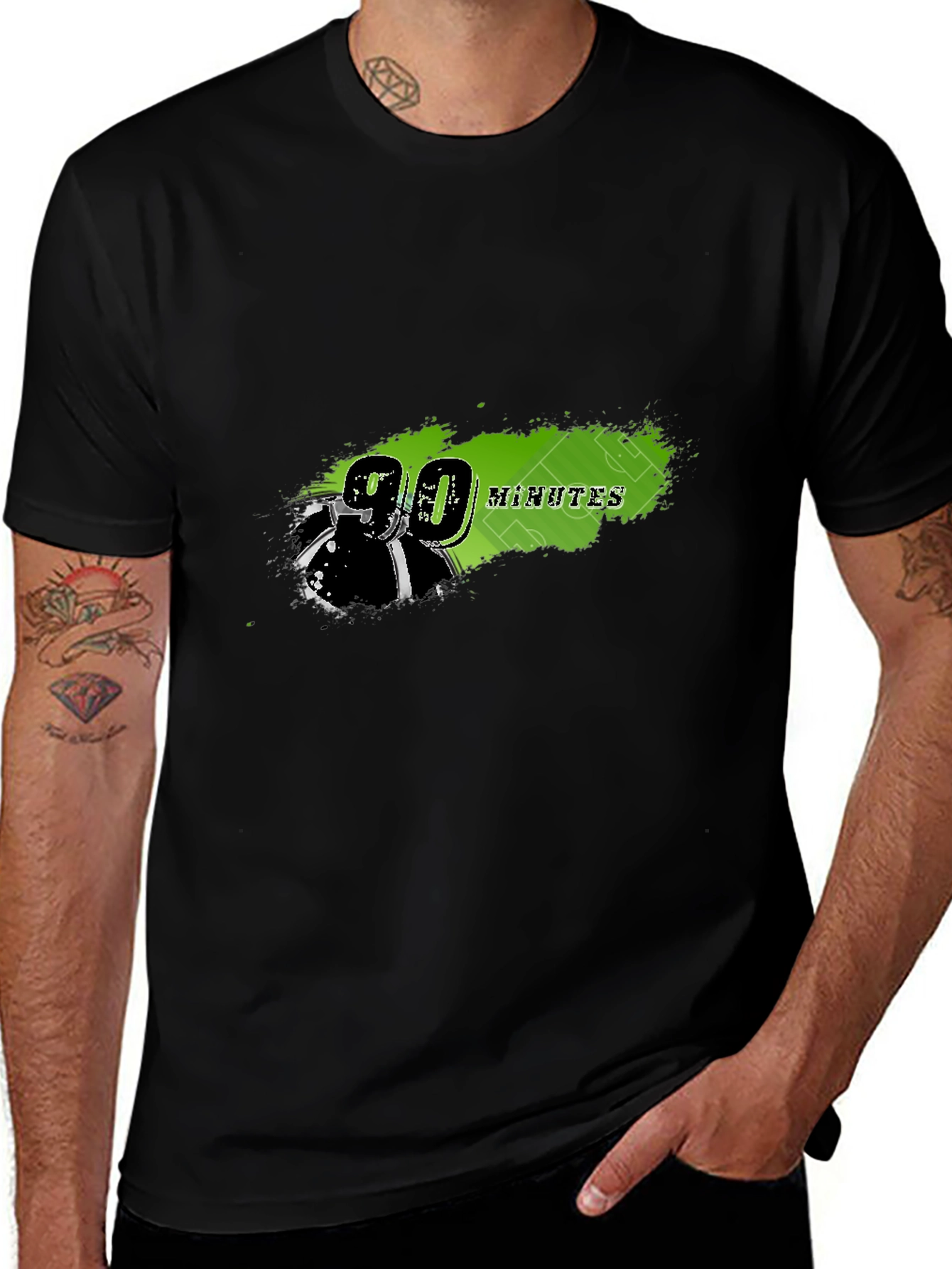90 Minutes Football Graphic T-Shirt