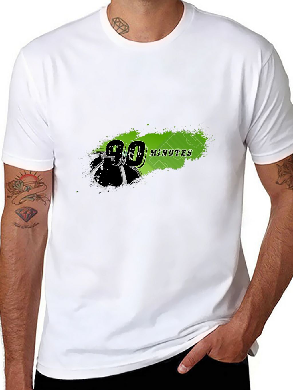 90 Minutes Football Graphic T-Shirt