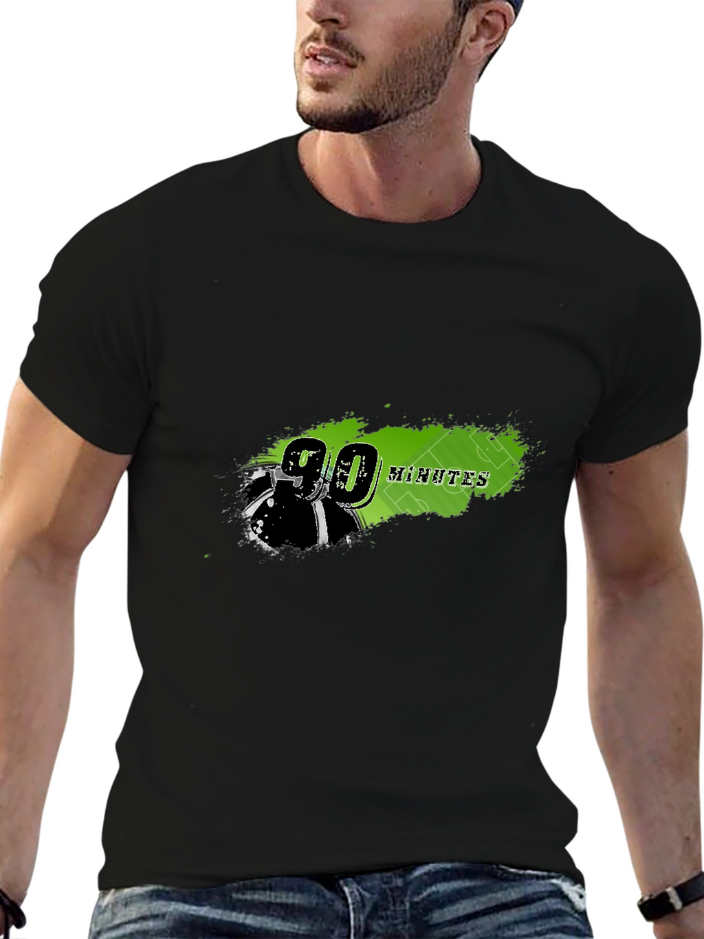 90 Minutes Football Graphic T-Shirt