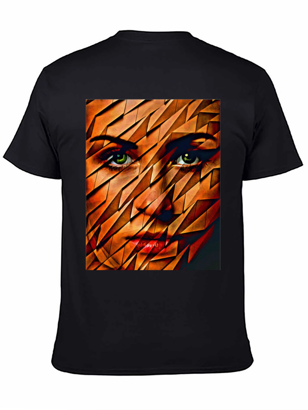 Abstract Womans Face Graphic Tee