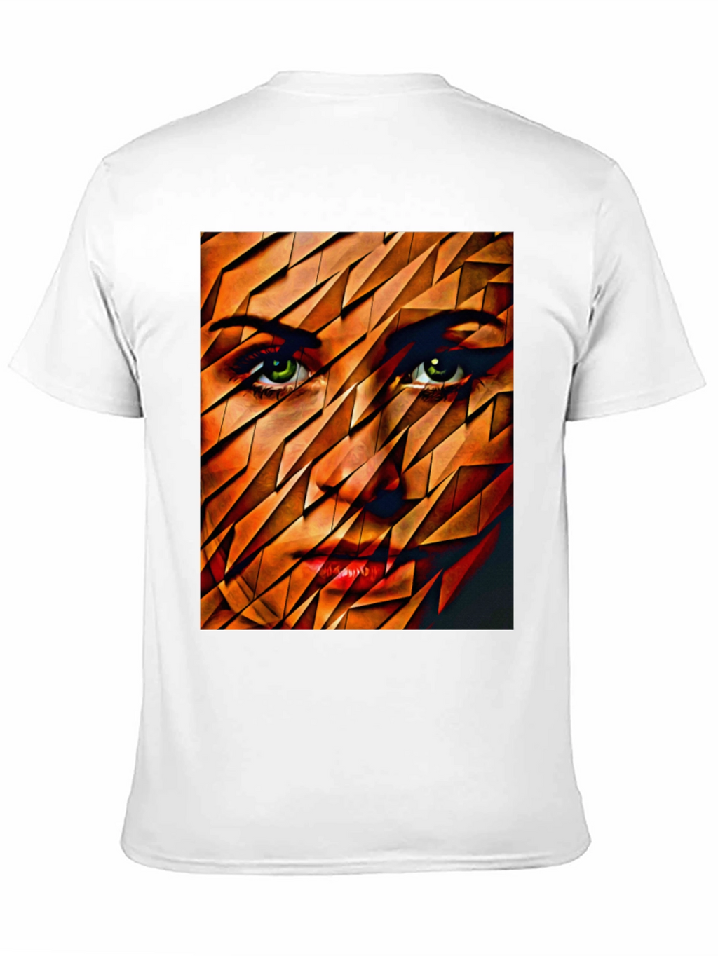 Abstract Womans Face Graphic Tee