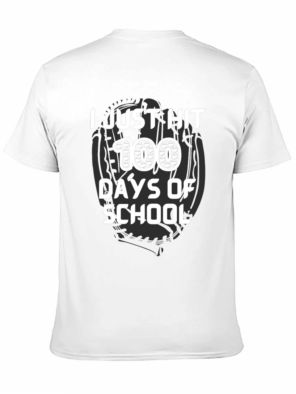100 Days of School T-Shirt Baseball Theme